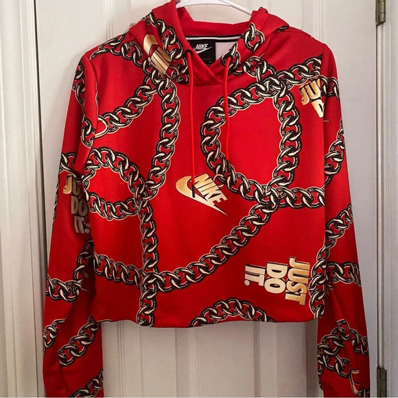 NWT Nike Sportswear Icon Clash Crop Top Hoodie - Picture 1 of 10